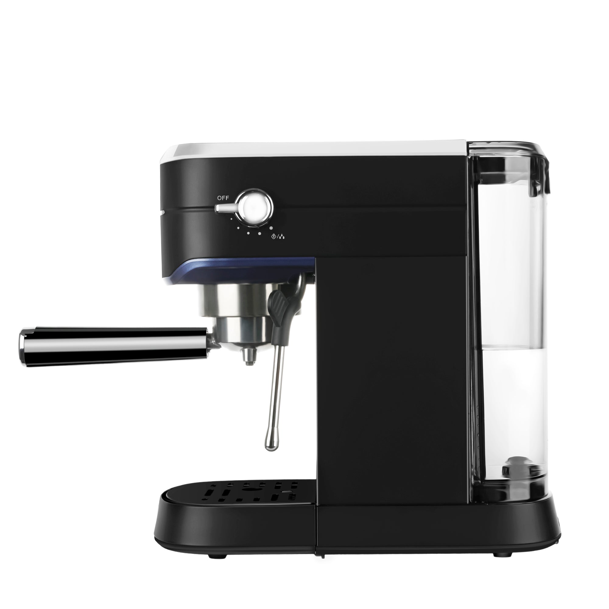 Cyetus Barista Black Espresso Machine for At Home Use with Milk Steam  Frother Wand for Espresso, Cappuccino and Latte, Black